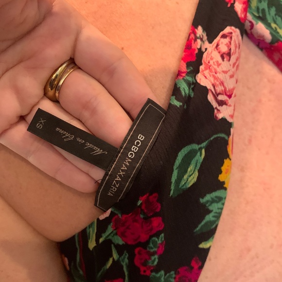 BCBG Rose Crop Top XS - Picture 3 of 4